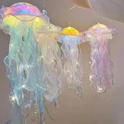 Jellyfish Night Light Color Changing LED Jellyfish Lamp Portable Handheld Lantern Party Festival Lamp Safe Indoor Outdoor Night Decoration
