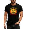 Steve’s Lava Chicken Funny T-Shirt, Pixel Chicken On Fire Gaming Tee