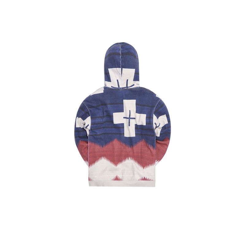Kith For Pendleton Brave Star Williams III Hoodie Navy/Multi Unisex Tops Blue KH2562-102