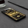 Creative Gold Banknote Tempered Glass Phone Case Suitable for Samsung Galaxy S26 S25 S24 S22 S21 S20 FE/Ultra/Plus Anti Drop