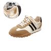 [sheii Su Yinyin]~ Cowhide version color matching retro platform casual sports shoes women's German training shoes Forrest Gump shoes women