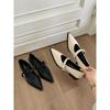 2025 New Autumn Women's Pointed Toe Mary Jane Shoes - Soft Leather, Versatile & Stylish