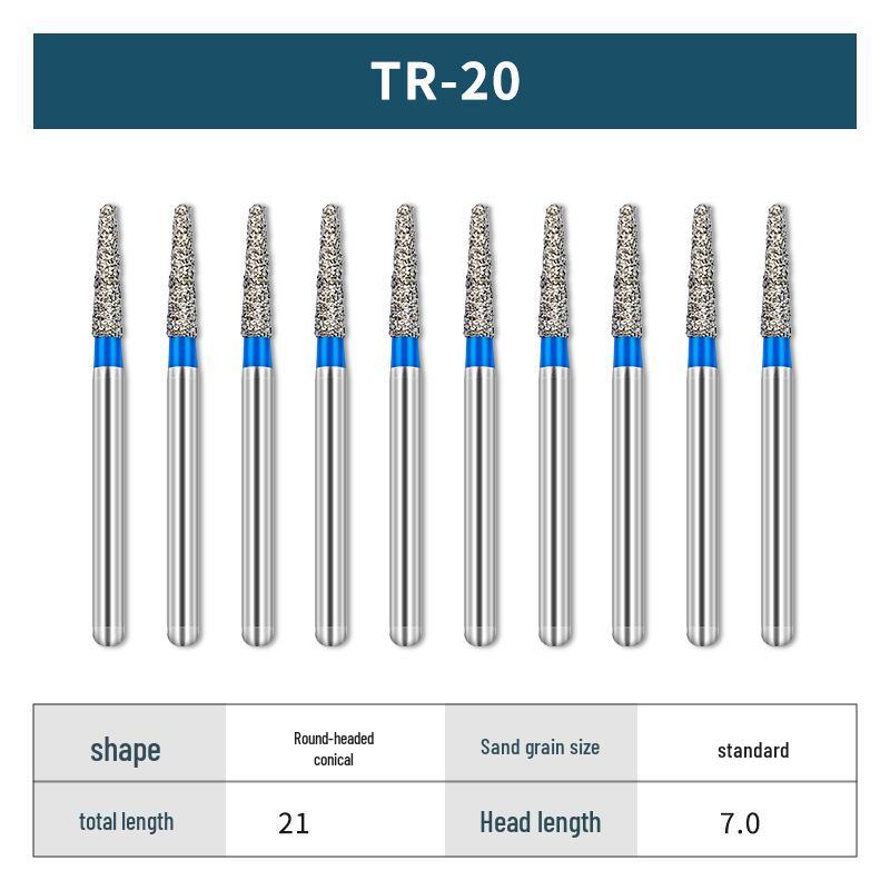 High-Speed Diamond Dental Burs for Polishing, Grinding, and Oral Care