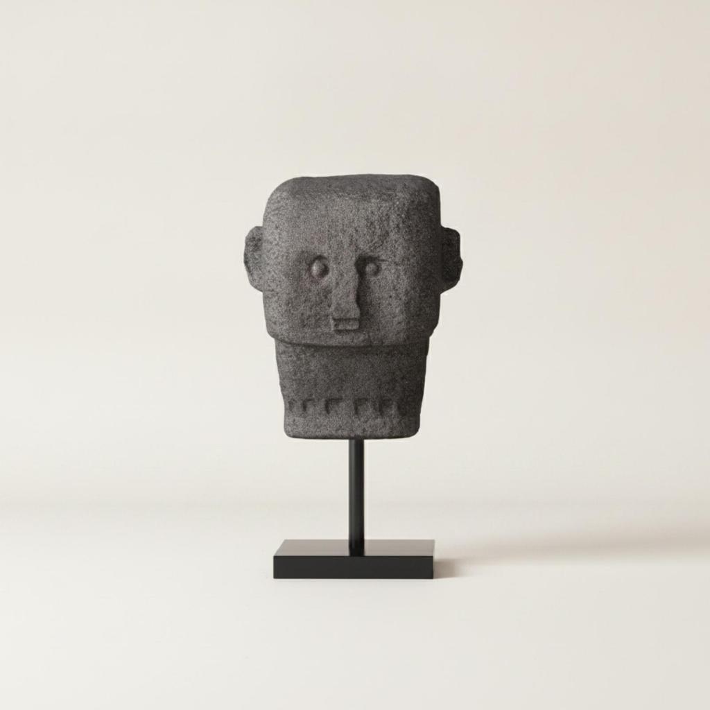 Abstract Human Figurine Minimalist Sculpture Contemporary for Bookshelf