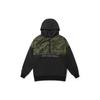 Vans Μπουφάν Unisex Μαύρο VN0A48A1BLK Αθλητικό Καμουφλάζ Patchwork Κουκούλα Καθημερινό Εφαρμοστό Μακρυμάνικο