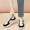 Fashion casual little white shoes spring new color matching thick sole heightening versatile board shoes simple daily comfortable women's shoes