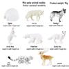 Children's Arctic Animal Model Set - Polar Bear, Fox, Wolf Simulation Toys