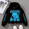 Ropa Infantil Kpop Caza de Brujas, Incluyendo Sudaderas con Capucha y Sudaderas de Moda para Niñas y Niños de 3 a 12 Años para Primavera y Otoño