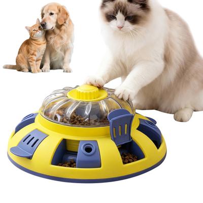 Pet Treat Dispenser Adjustable Slow Feeder Dogs Interactive Puzzle Toy Stimulates Foraging Instinct for Cats Training And Enrichment