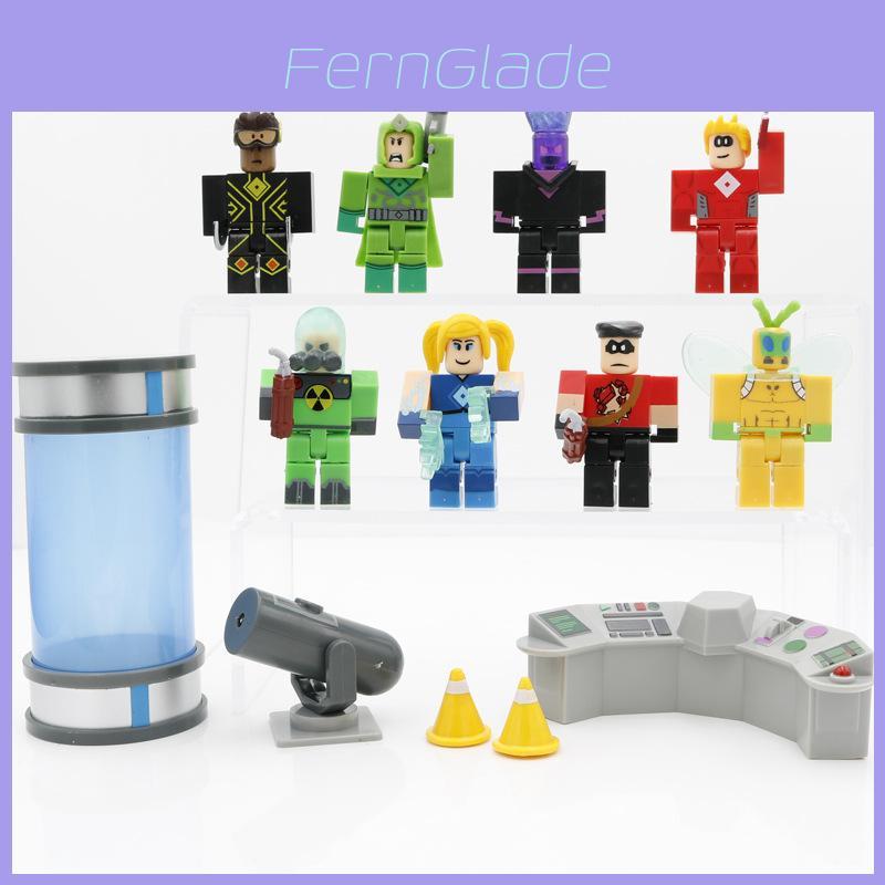 Najwyższej jakości Nowa Figurka Roblox Zabawki do Gry Zestaw do Zabawy Zawierający 8 Mini Figurek Akcji i Akcesoria