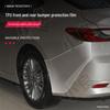 Toyota Camry Front & Rear Bumper TPU Protective Film - Transparent & Invisible, Fits 25 Models