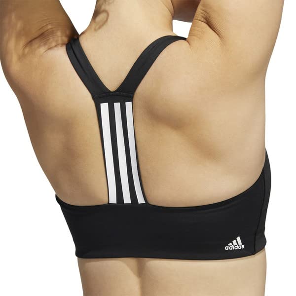 Adidas Sports Bra Powerimpact Training Medium Support Bra VW600 JLB Women's Black/White (HE9063)