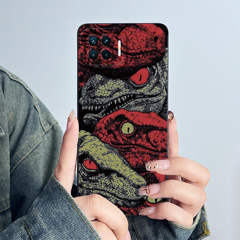 For OPPO Reno4 Lite Reno4 F Phone Case Reno 4 Lite 4F Cover Soft Silicone Cartoon Funda Lovely Panda Flower Printed Coque Casing