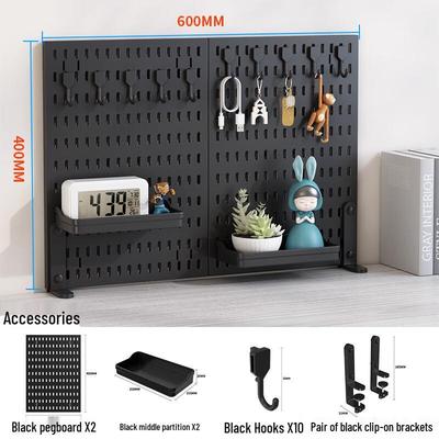 Miling Desktop Pegboard Storage Rack