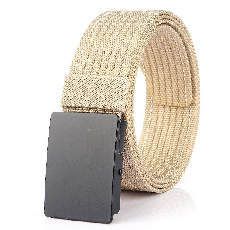Men's Versatile Canvas Belt - Quick-Drying, Breathable Nylon, Ideal for Casual and Jeans Styles