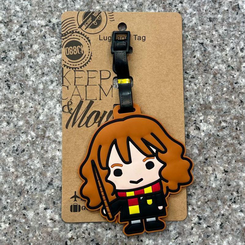 Etichetta per bagagli Accademia di Magia di Harry Potter: Design di Hermione e Ron