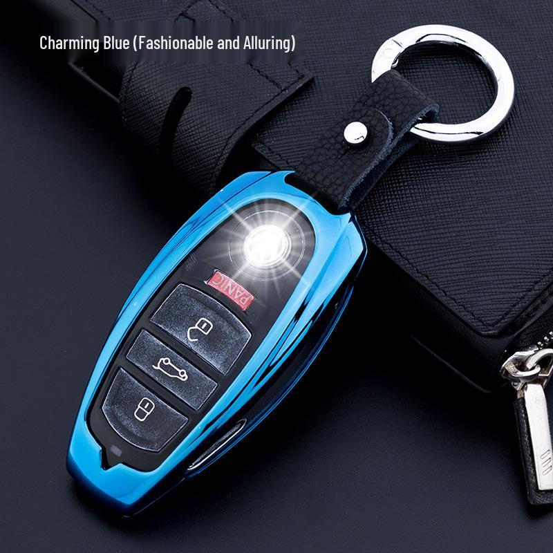 Volkswagen Key Case Cover for Touareg, Golf 7, Sportsvan, Lamando, Lingdu, Touron, Tiguan L (Women's Edition)