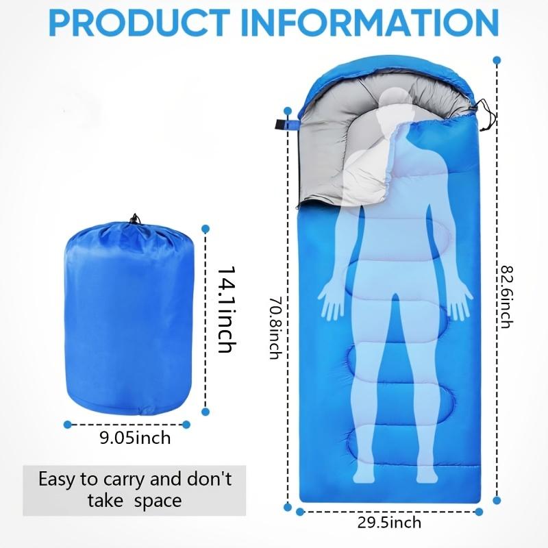 Four-season Portable Sleeping Bag180cm Camping Sleeping Bags Are Very Suitable for Backpacking, Camping, Hiking, and Indoor and Outdoor Use