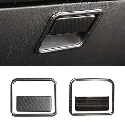 Edelstahl Auto Innendekoration Handschuhfach Aufbewahrungsbox Griffabdeckung Für Toyota FJ Cruiser 2007- Autozubehör