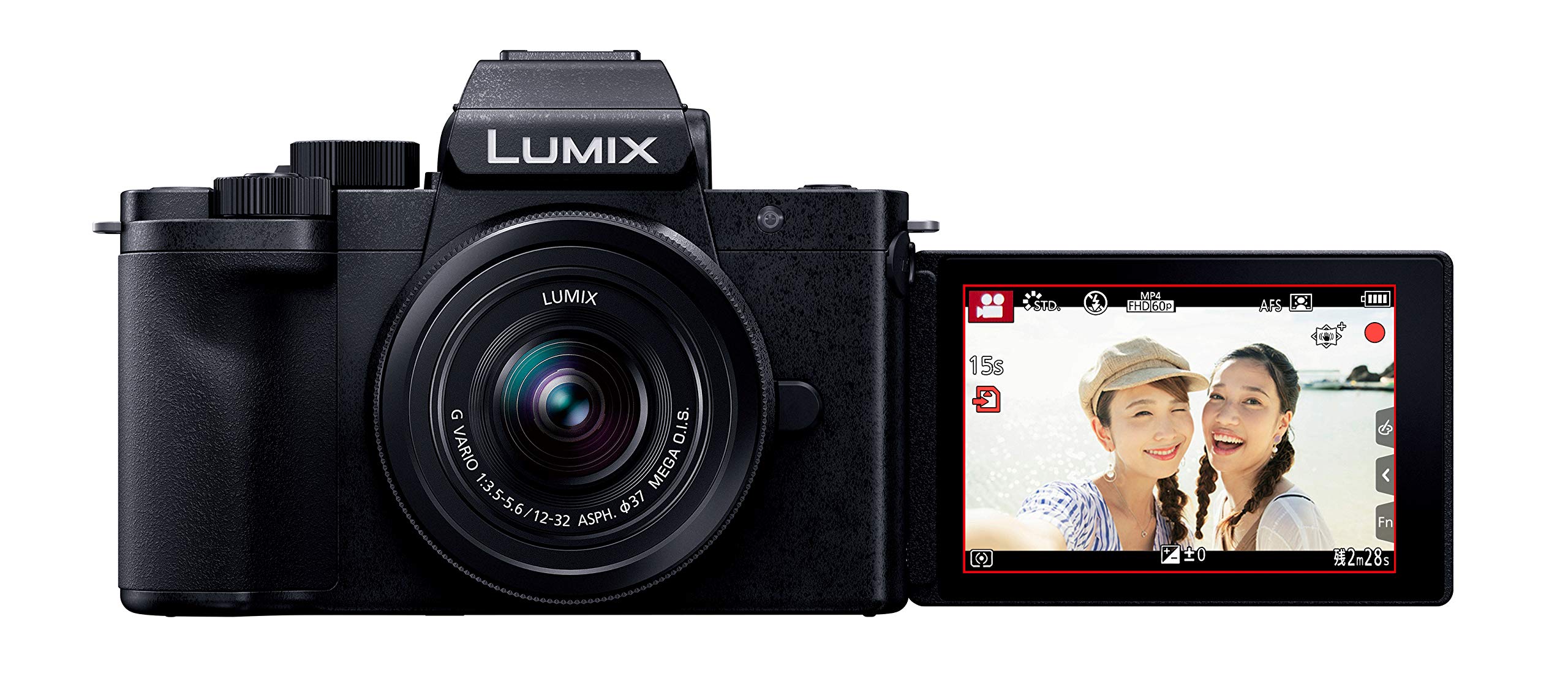 

Panasonic LUMIX G100 4k Mirrorless Camera for Photo and Video, with 12-32mm Lens, DC-G100KK (Black) (International Model)