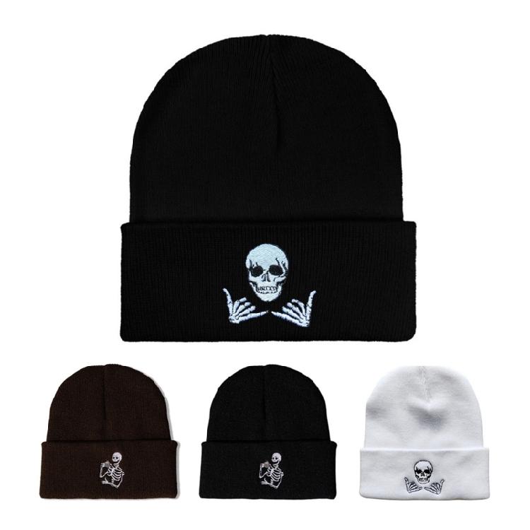 Strickmütze Beanies Pullover Warm Skull Caps Strickmütze Party Club Accessoires