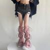 Women Winter Ankle Stocking Leg Warmers Long Socks Boot Cuffs Toppers Legging Pads Knee Brace Pads Knee Warmers Sleeve