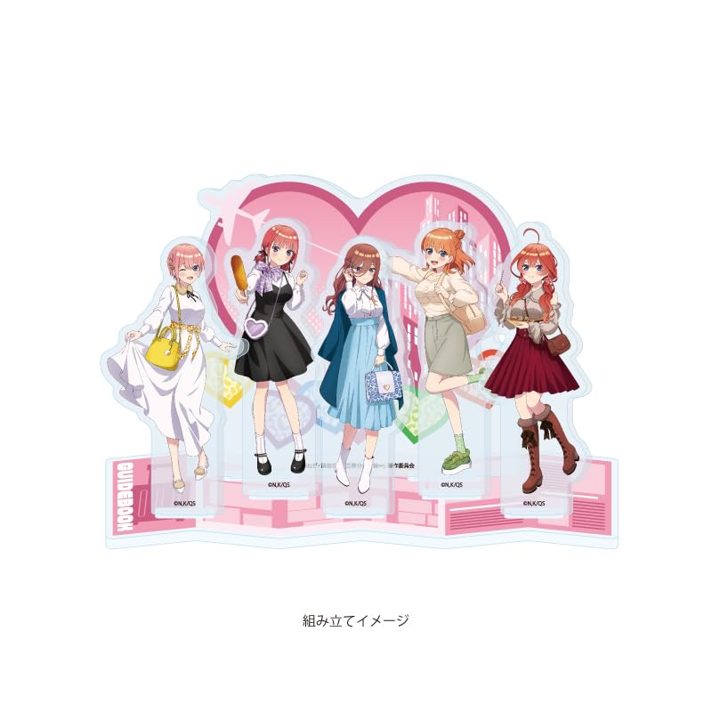 The Quintessential Quintuplets 02 Group Design Osaka Date Acrylic Diorama ver. [Official Illustration]