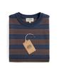 Waildeubeuligseu W23 Knitted Stripe T-Shirt (Blue&Brown)