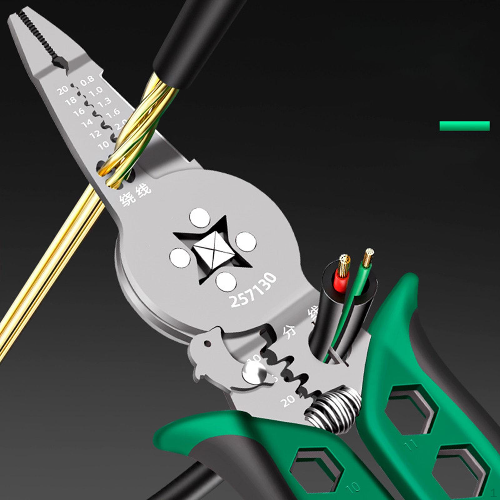 

Инструмент для зачистки проводов, намотчик катушек, ручной инструмент для прокладки проводов, многоцелевой, профессиональный, эргономичный, для электрика