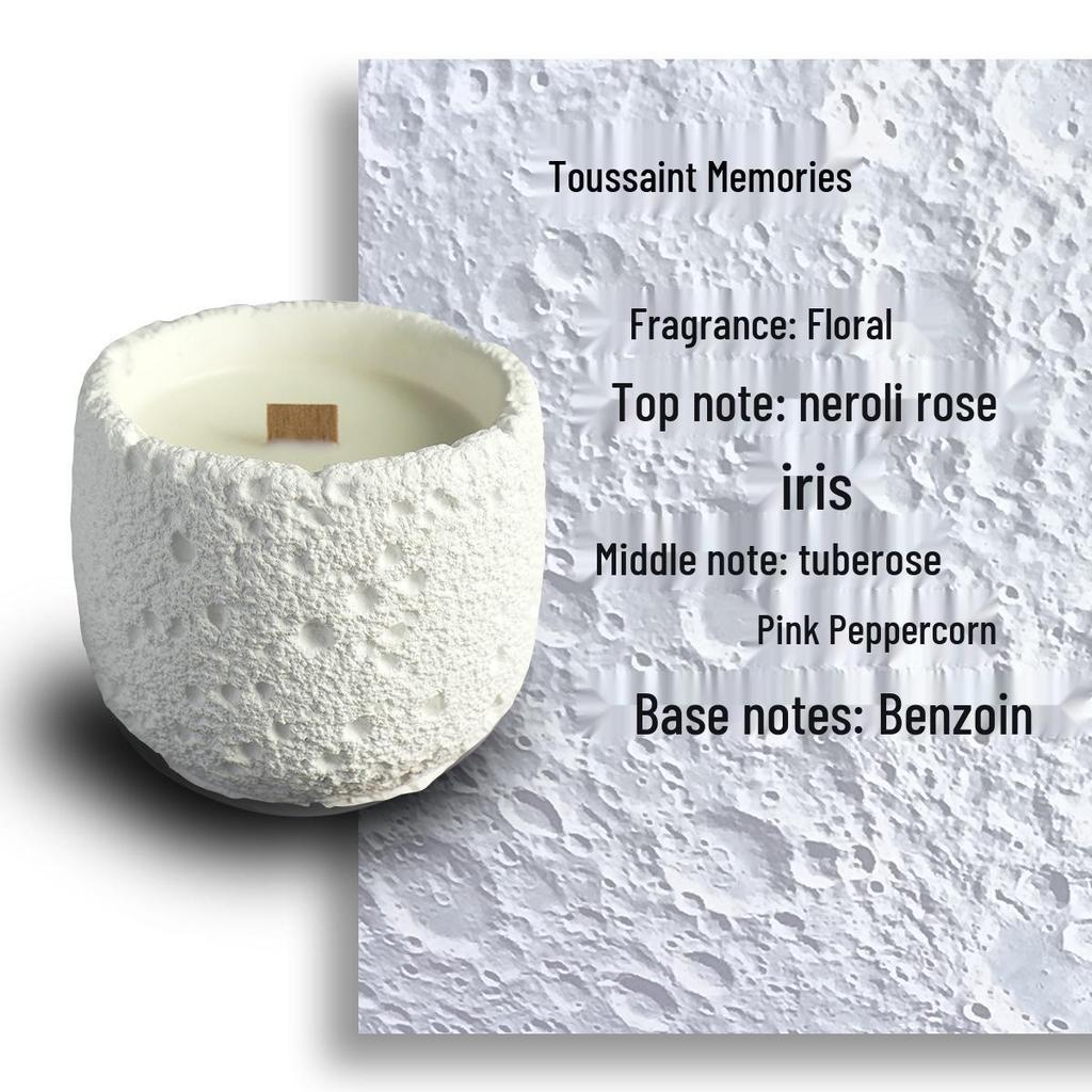 Elegant Soy Wax Scented Candle - Smokeless, High-End Fragrance Ornament