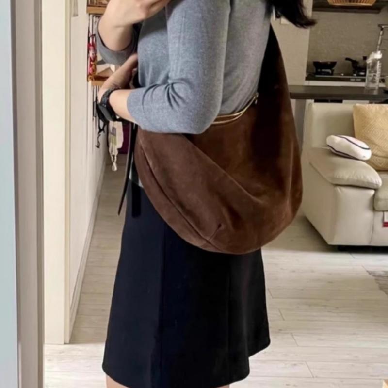 Retro Knödeltasche für Damen Neue Mode Schulter-Umhängetasche Herbst Winter Vielseitige Lässige Handtasche