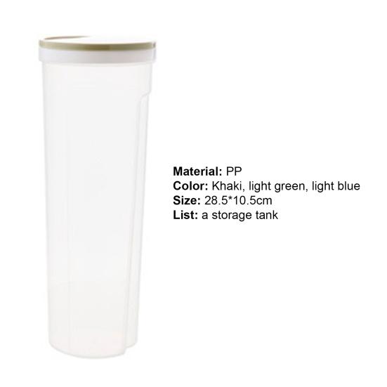 300ml Sealed Bottle with Lockable Lid Leak-Proof PP Transparent Spaghetti Noodles Food Canister for Kitchen