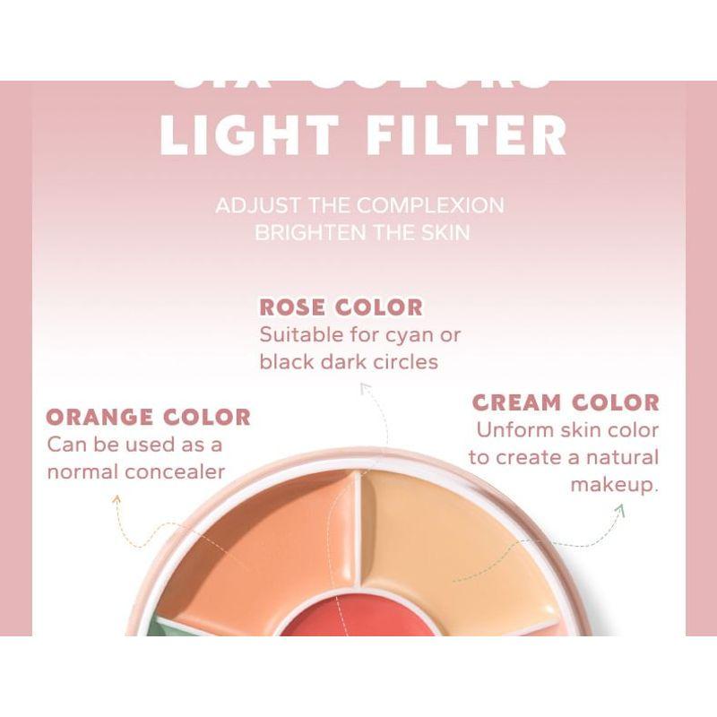 BEAUTY GLAZED - 6 Colours Phantom Concealer Palette