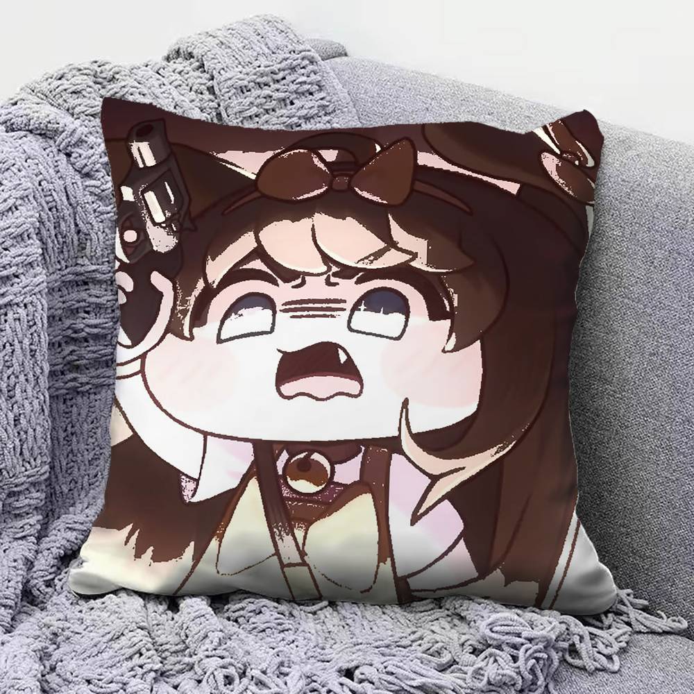 Trickal chibi go Butter Pillow Covers Home Sofa Cushion Covers and Aecorative Custom