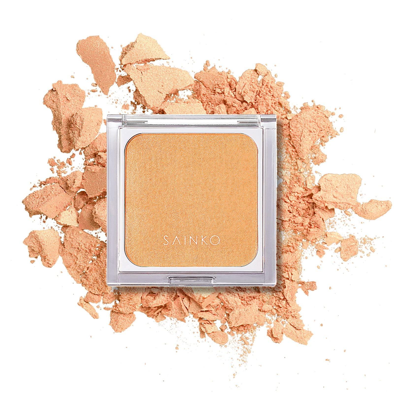 

SAINKO Chinese Cosmetics Cheek Orange Pearl Blush for a Healthy Glow and Radiant Skin [Delicate Powder for Transparency] [SAINKO Japan Official]