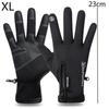 Motorcycle Gloves Winter Thermal Fleece Lined Winter Cold-Proof Full Finger Touchscreen Ski Waterproof Riding Accesso