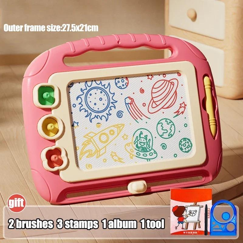 Children Cartoon Drawing Board Baby Puzzle Magnetic Writing Board Toy Graffiti Magnetic Drawing Board Montessori Toy for Kids