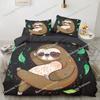 3D Printed Bedspread Sloth Duvet Cover Bedding Set Ultra-fine Fiber Pillowcase  New Wholesale Colorful And Comfortable Kit