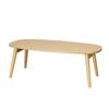 Nitori Rapport Oval Folding Table 90x45x32cm Natural
