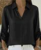 New casual loose women's foil stamped V-neck pocket T-shirt shirt top