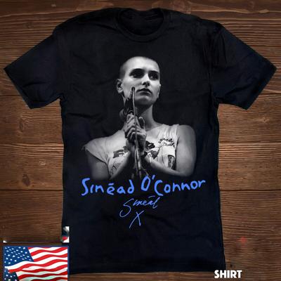 CONCERT  Tour Sinéad O Connor  Signature  Black S-5XL CG576Model Unisex T-Shirt