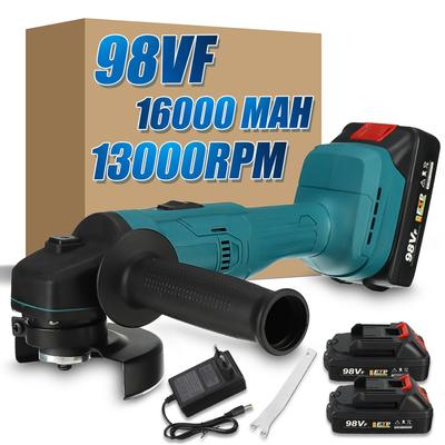 1500W 98VF 18V elektrikli akülü açılı taşlama 100mm Li-ion pil ile kesme taşlama makinesi aracı Makita pil için