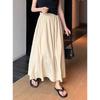Yamamoto High-Waisted Pleated Long Skirt - Slimming Japanese Casual Summer Style