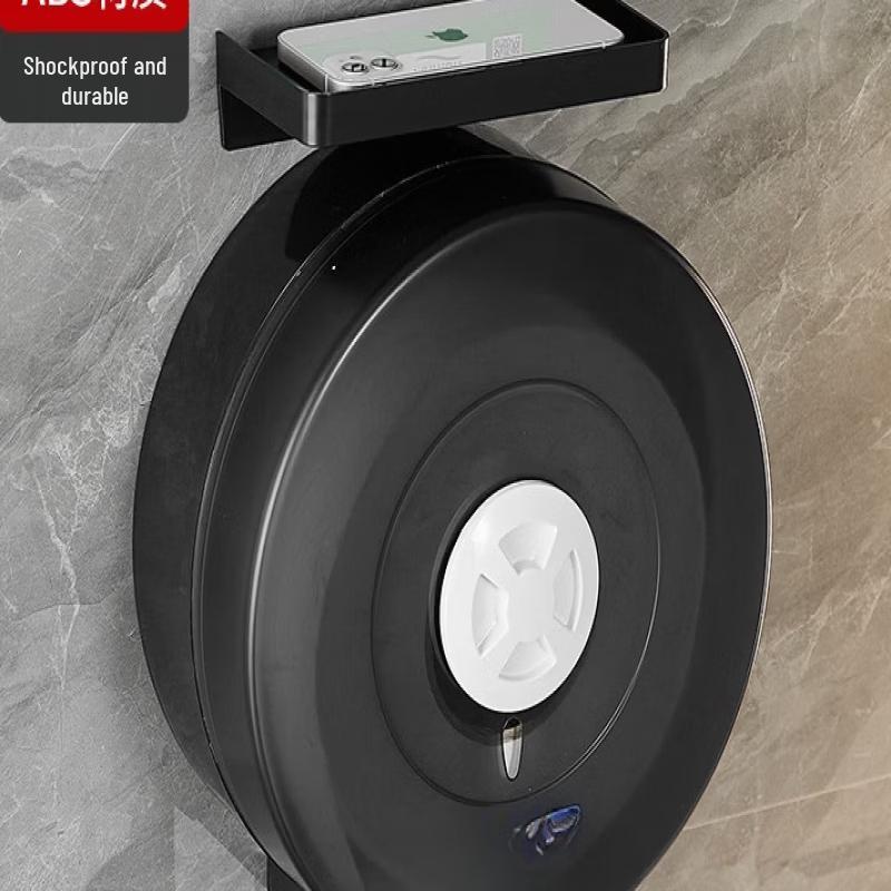 OIMG Wall-Mounted Toilet Tissue Box with Storage Shelf
