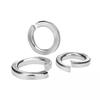 304 Stainless Steel Open Type Elastic Spring Washer, Spacer for M2, M3, M4, M6, M8, M14, M20, M24