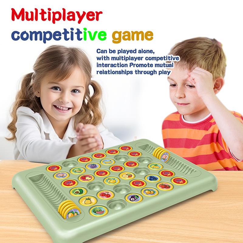 Children'S Flip Chess Music Two-Player Battle Memory Game To Touch Puzzle Brain Concentration Training Toy