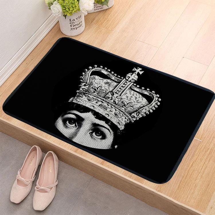 

Minimalist Striped Non-Fade Rug for Contemporary Living Room Aesthetics, Neutral Tone Floor Carpet