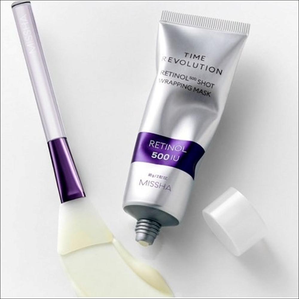 MISSHA Time Revolution Retinol 500 Shot Wrapping Mask