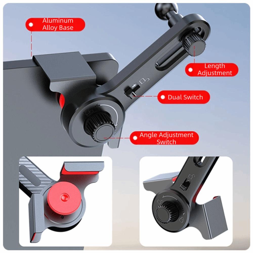 Car Central Screen Magnetic Car Phone Holder 360° Rotatable Secure Grip Car Monitor Mount Anti-Shake Corner Holder Car Holder