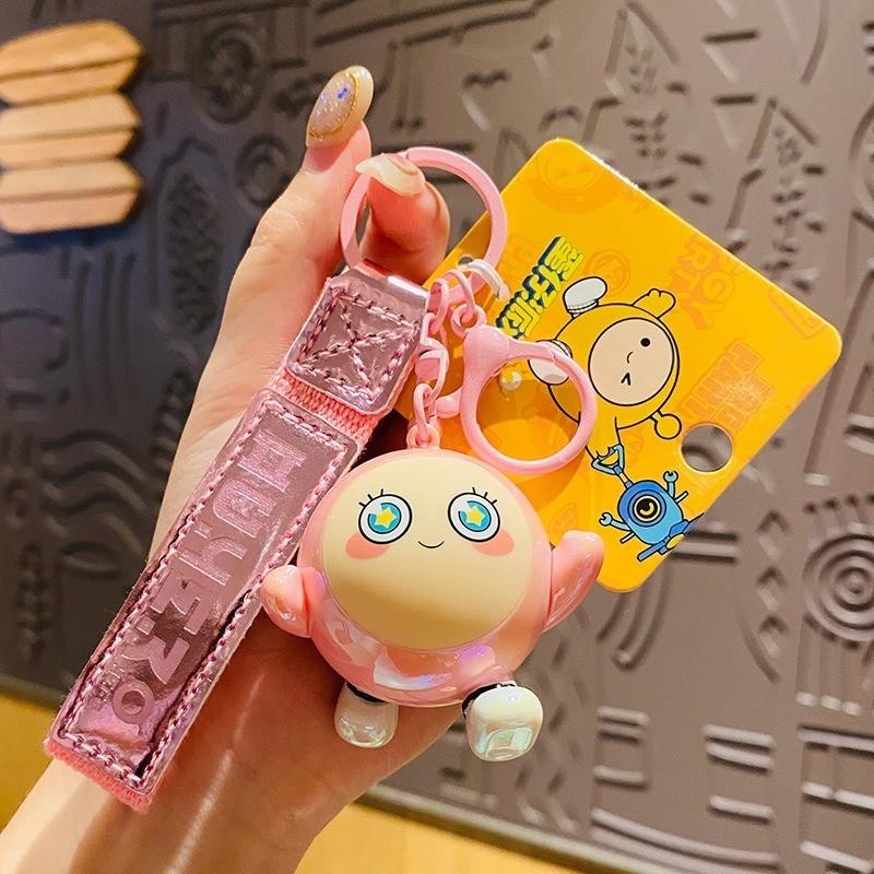 Egg Party Lion Dance Keychain Lovely Silicone Bag Charms Ideal For Holiday Gifts